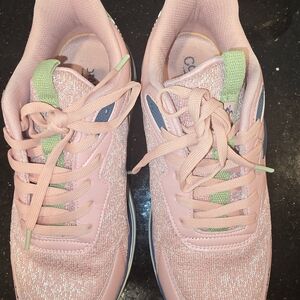 Gravity Defyer Pink Sneakers Size 9W EUC